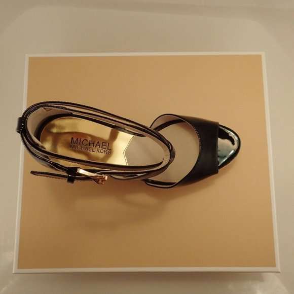 NIB MICHAEL KORS MK 40S5GBHA1A GABRIELL WEDGES - Picture 4 of 7